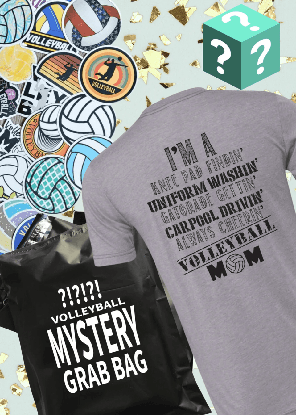 Volleyball Blind Bag Mom Shirt & More
